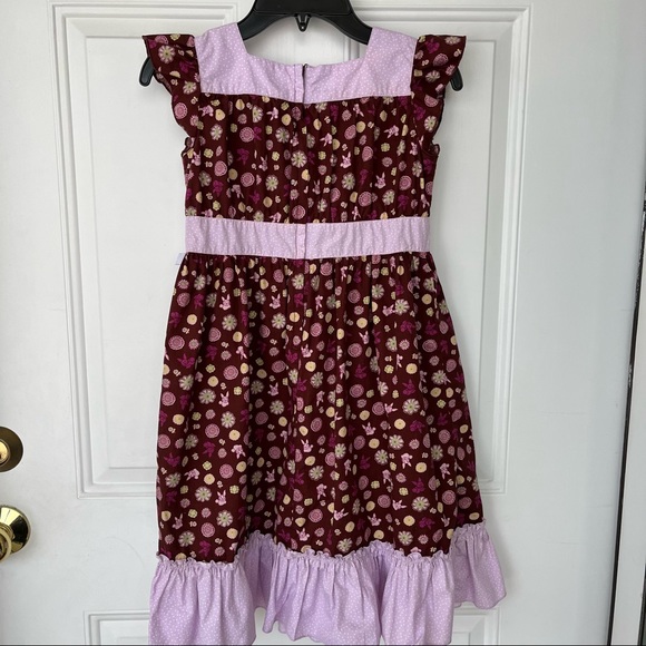 •American Girl• RETIRED Bitty Baby Floral/Bunny Pattern Dress - Size 7 - Picture 6 of 9